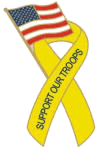 Support our Troops Yellow Ribbon